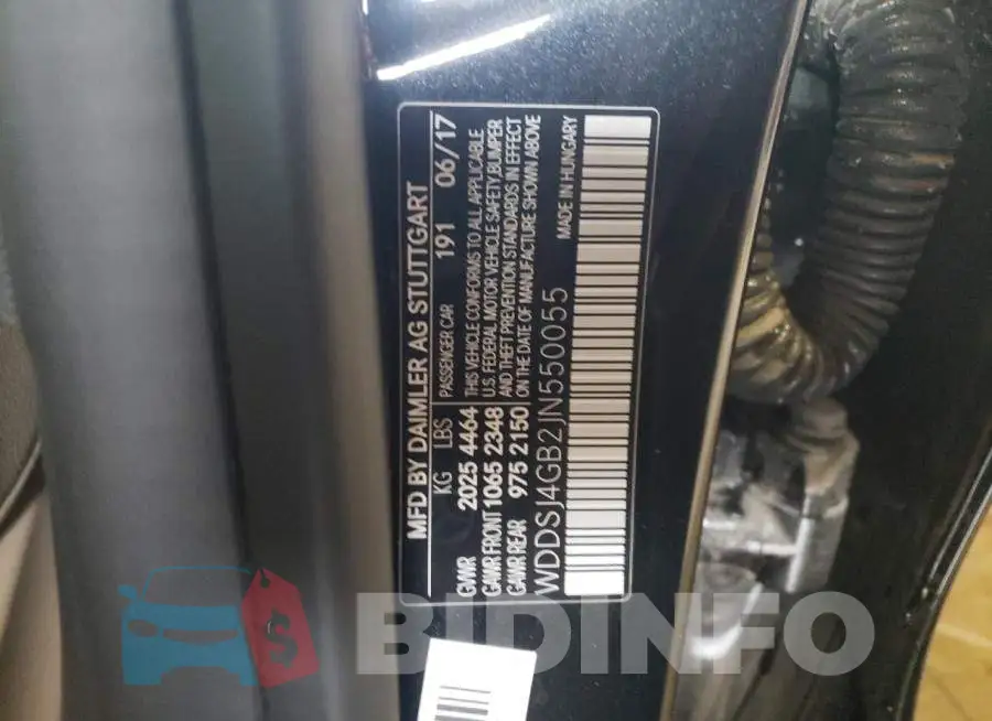 WDDSJ4GB2JN550055 Photo# 12