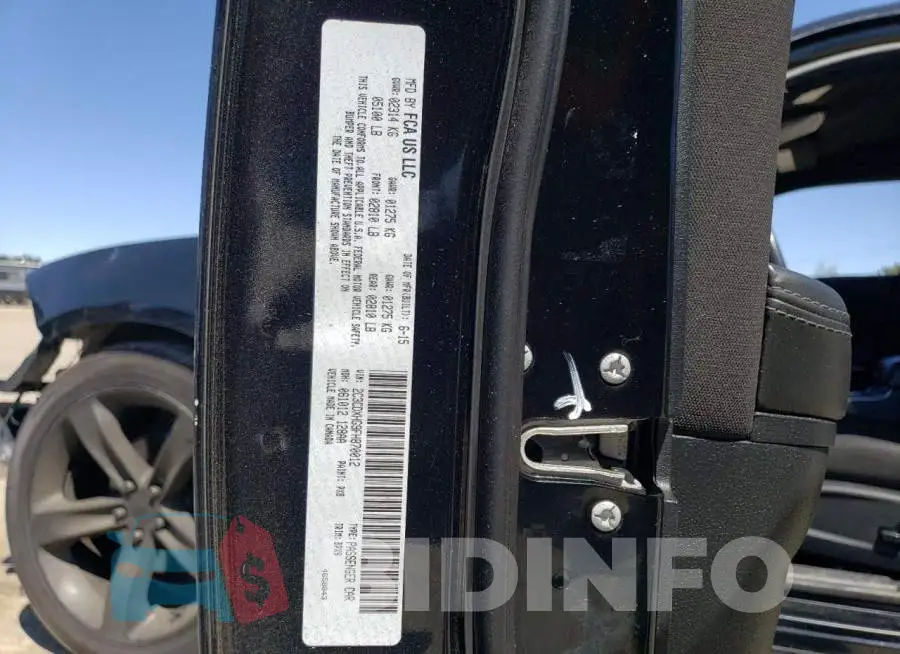 2C3CDXHG9FH870012 Photo# 13