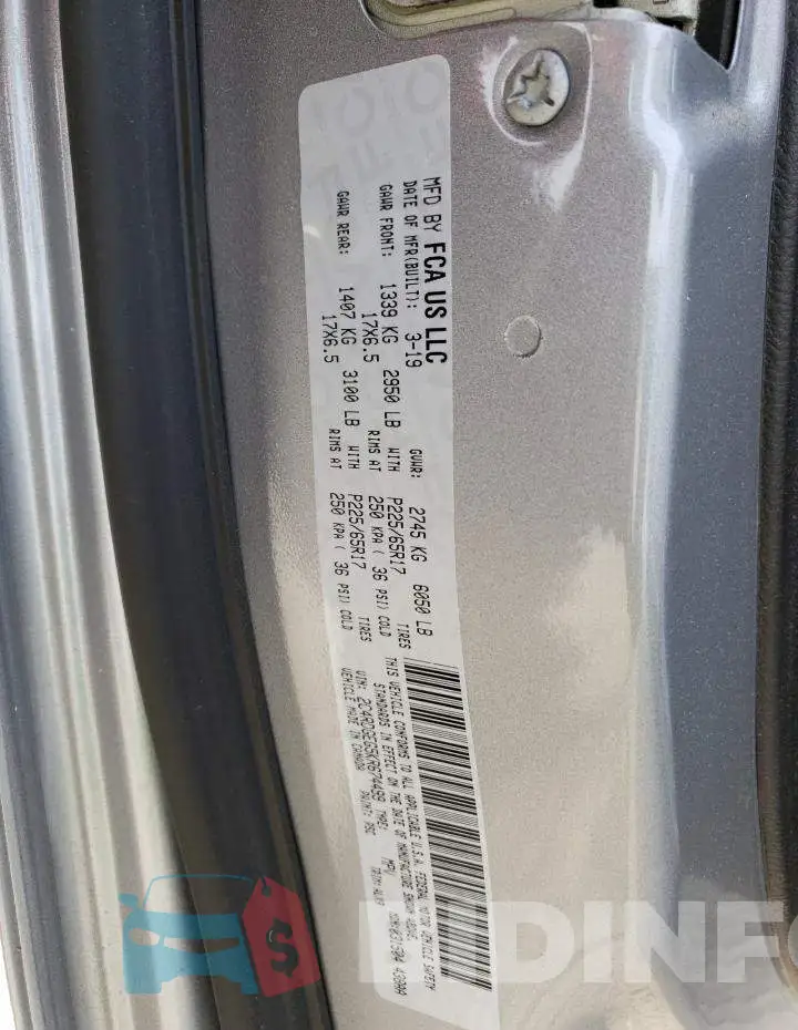 2C4RDGEG5KR674499 Photo# 13
