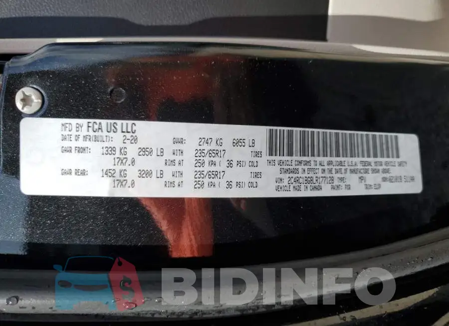 2C4RC1BG8LR177128 Photo# 13