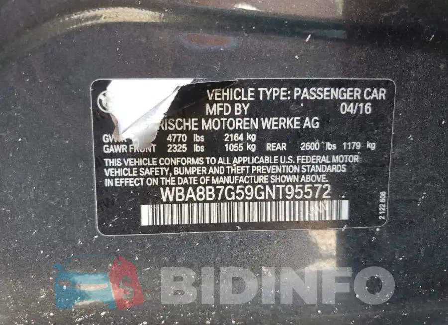 WBA8B7G59GNT95572 Photo# 12