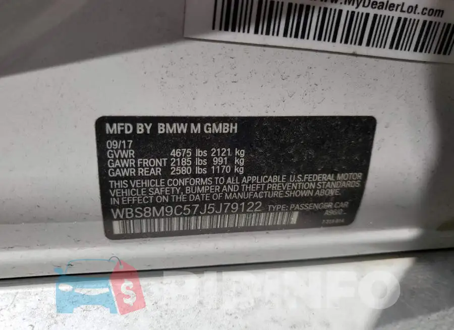 WBS8M9C57J5J79122 Photo# 13