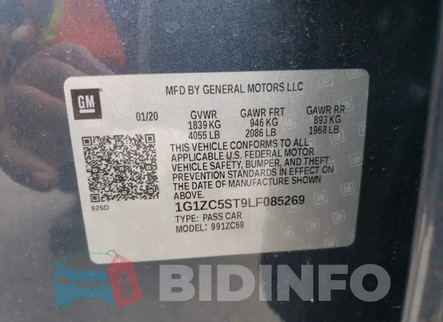 1G1ZC5ST9LF085269 Photo# 12