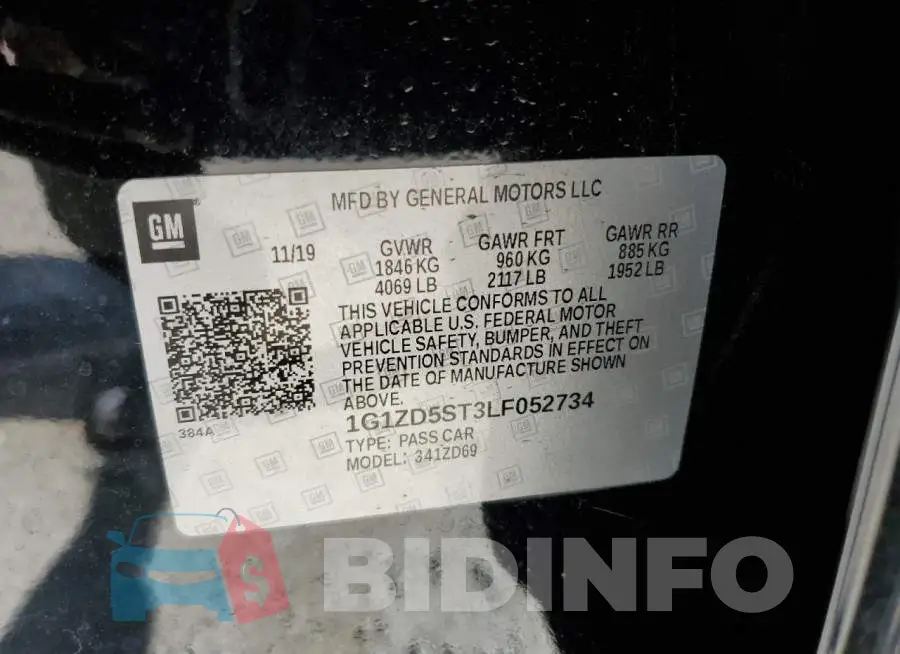 1G1ZD5ST3LF052734 Photo# 12