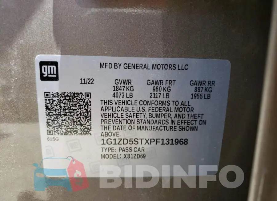 1G1ZD5STXPF131968 Photo# 12