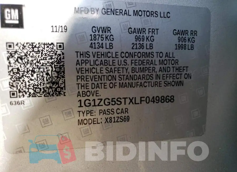 1G1ZG5STXLF049868 Photo# 12