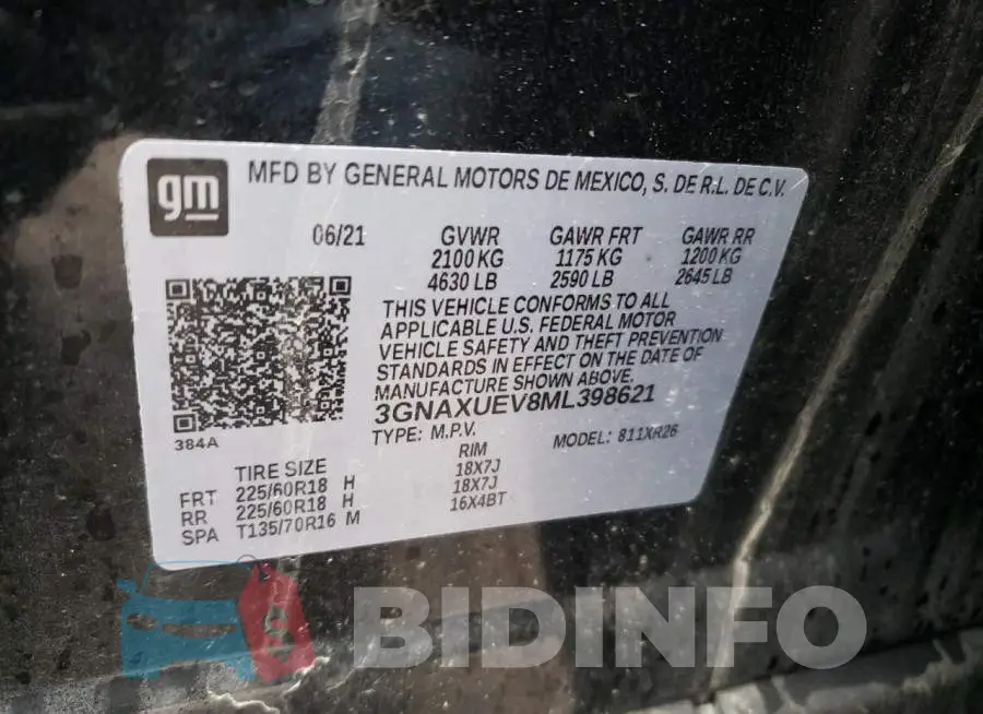 3GNAXUEV8ML398621 Photo# 12