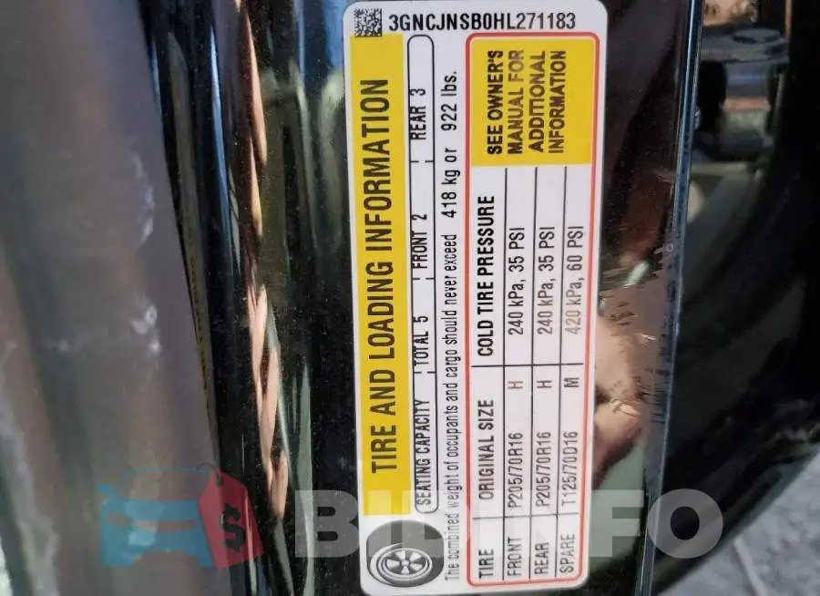 3GNCJNSB0HL271183 Photo# 12