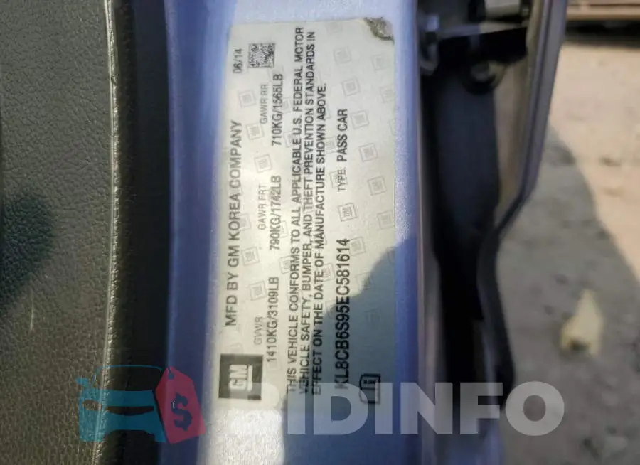 KL8CB6S95EC581614 Photo# 12