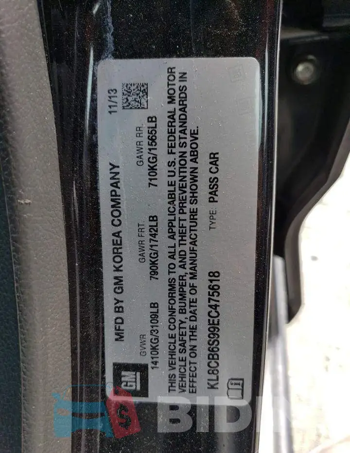 KL8CB6S99EC475618 Photo# 12