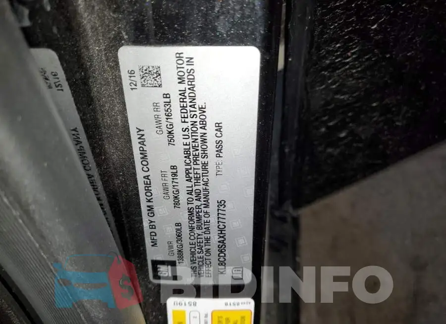 KL8CD6SAXHC777735 Photo# 12