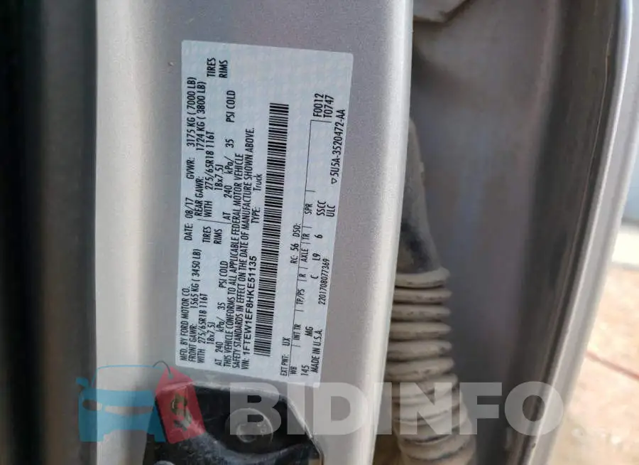 1FTEW1EF8HKE51135 Photo# 12