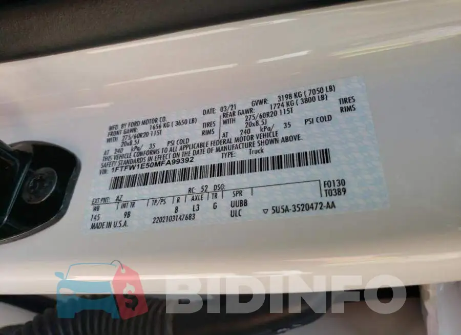 1FTFW1E50MFA99392 Photo# 12