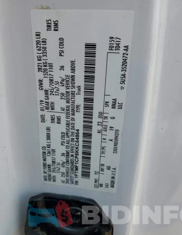 1FTMF1CP8KKC64864 Photo# 12