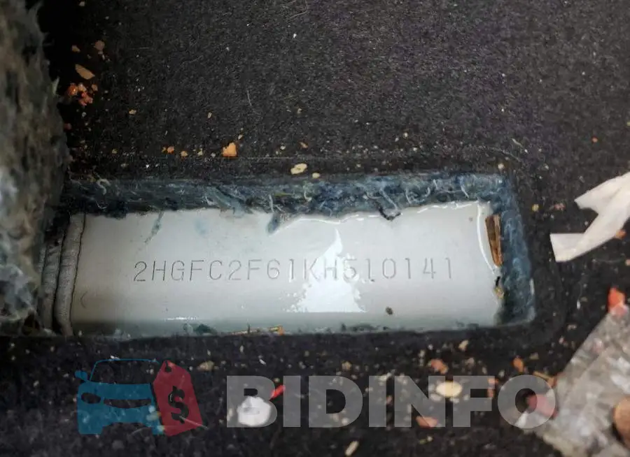 2HGFC2F61KH510141 Photo# 13