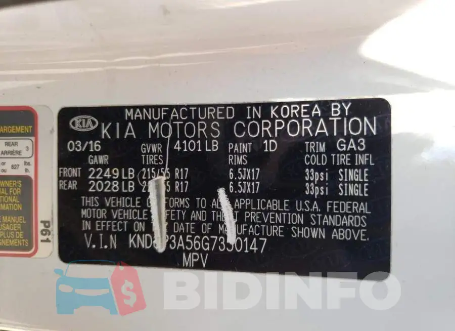 KNDJP3A56G7350147 Photo# 12