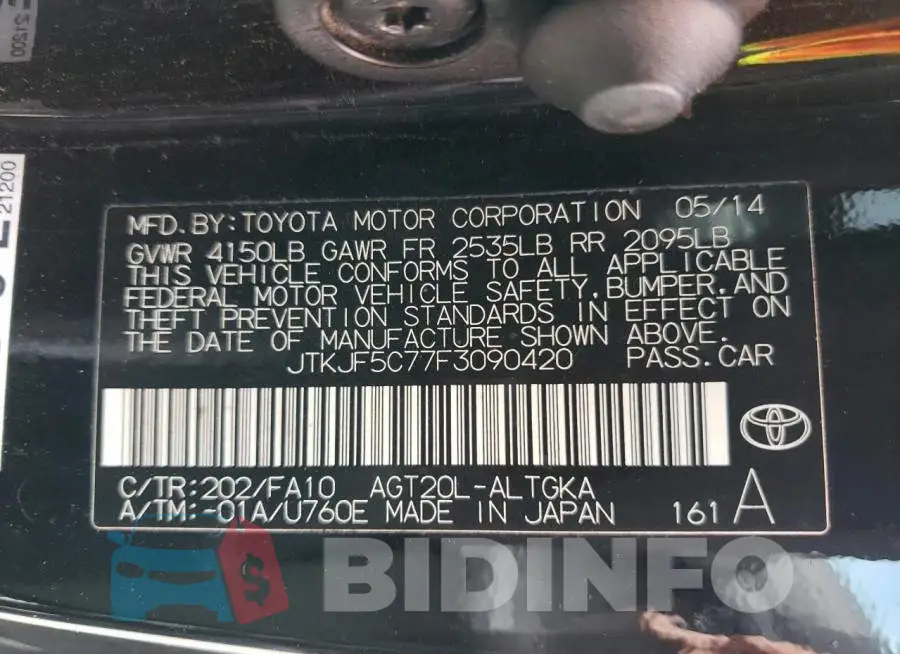 JTKJF5C77F3090420 Photo# 13