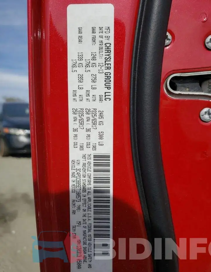 3C4PDCBB5ET180573 Photo# 13