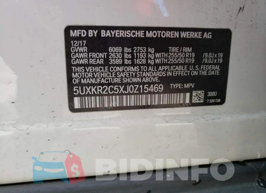5UXKR2C5XJ0Z15469 Photo# 13