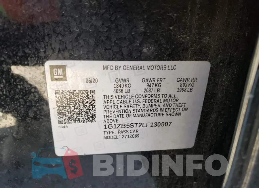 1G1ZB5ST2LF130507 Photo# 12