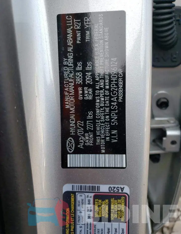 5NPLS4AG2PH096124 Photo# 12