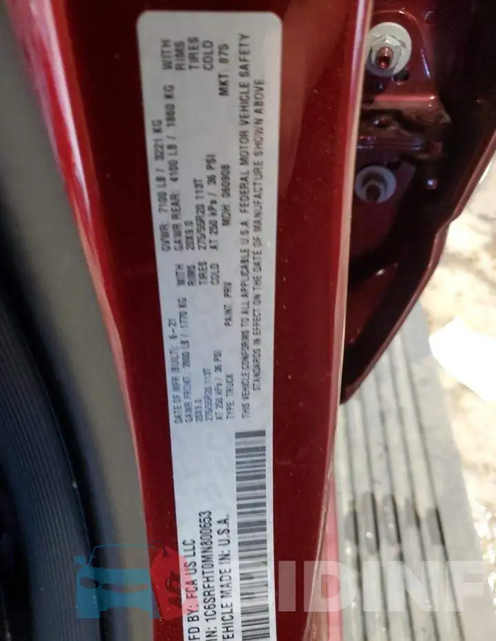 1C6SRFHT0MN800653 Photo# 12