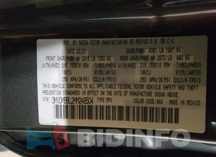 3MVDMBBL2MM248504 Photo# 12