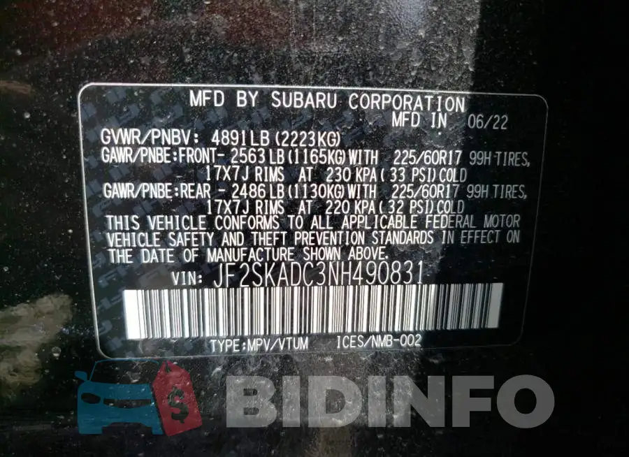 JF2SKADC3NH490831 Photo# 12