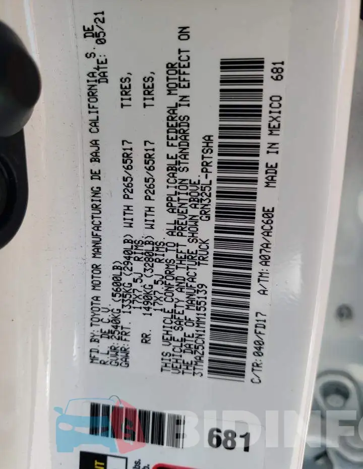 3TMAZ5CN1MM155139 Photo# 12