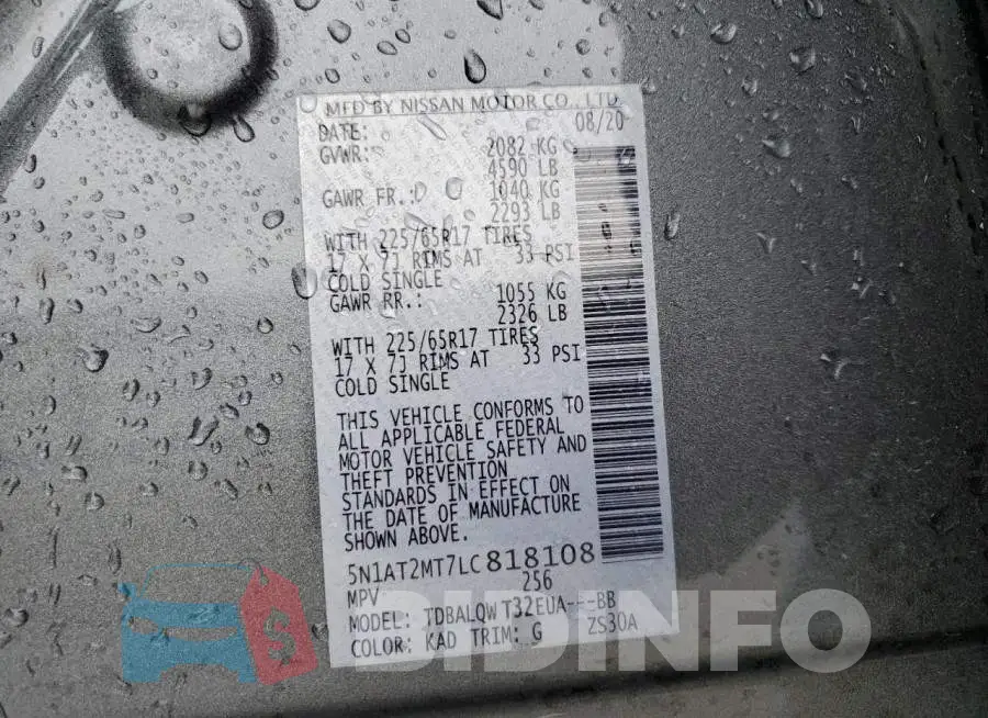 5N1AT2MT7LC818108 Photo# 12
