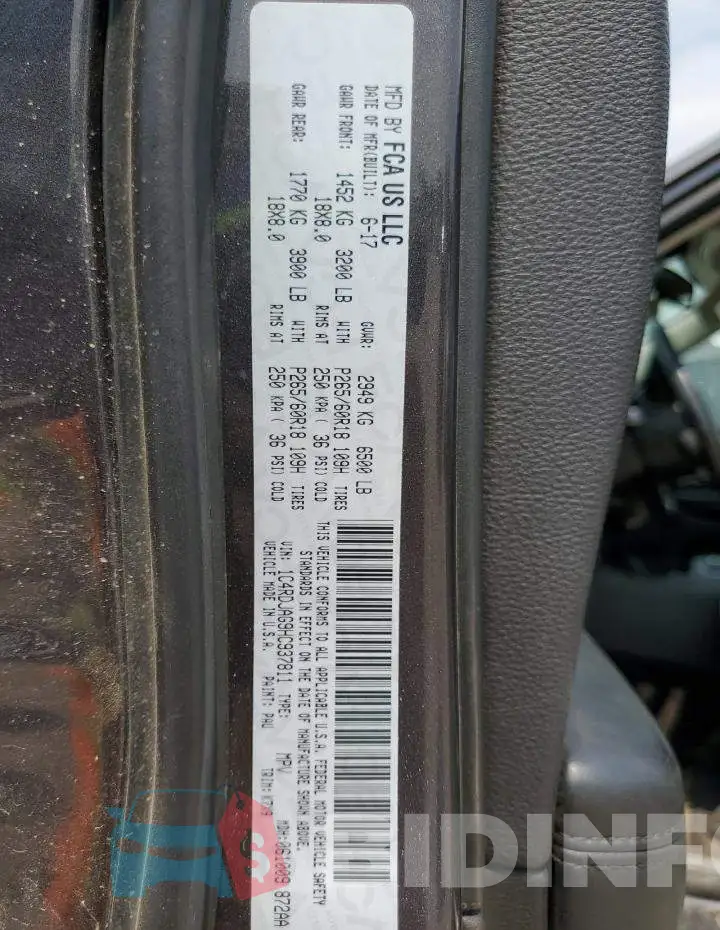 1C4RDJAG9HC937811 Photo# 13