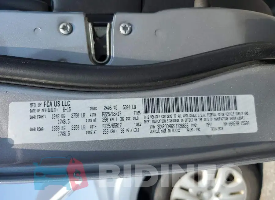 3C4PDCAB2FT726653 Photo# 12