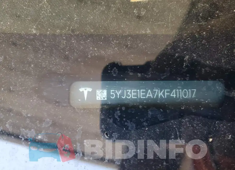 5YJ3E1EA7KF411017 Photo# 12