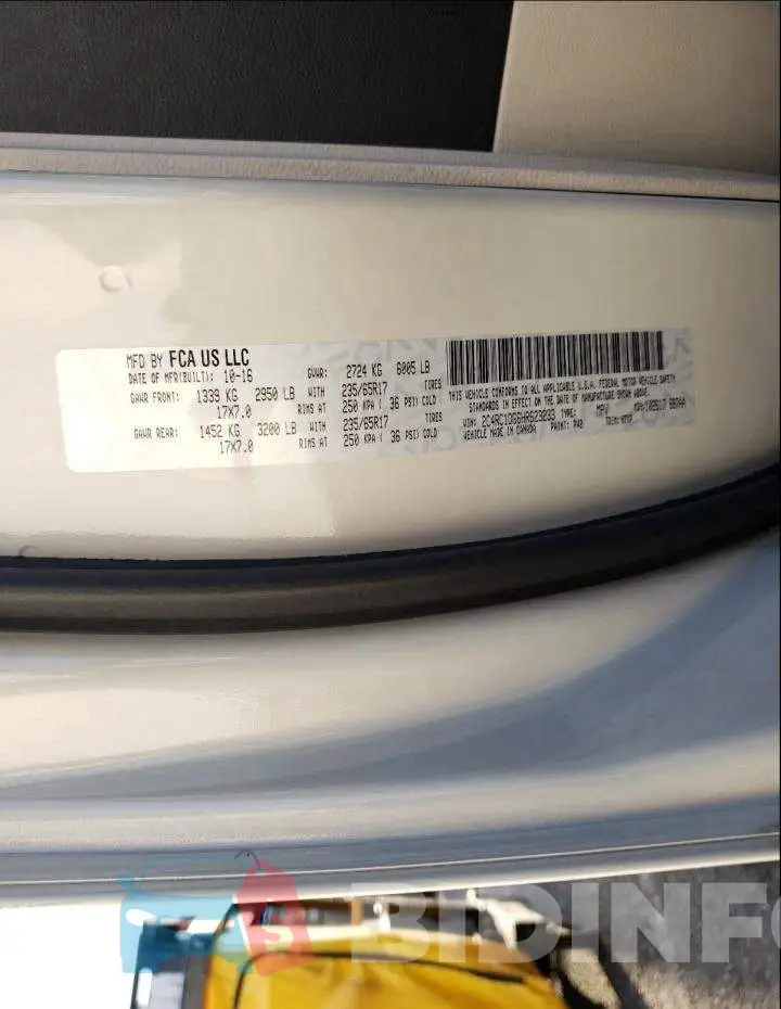2C4RC1DG6HR623233 Photo# 10