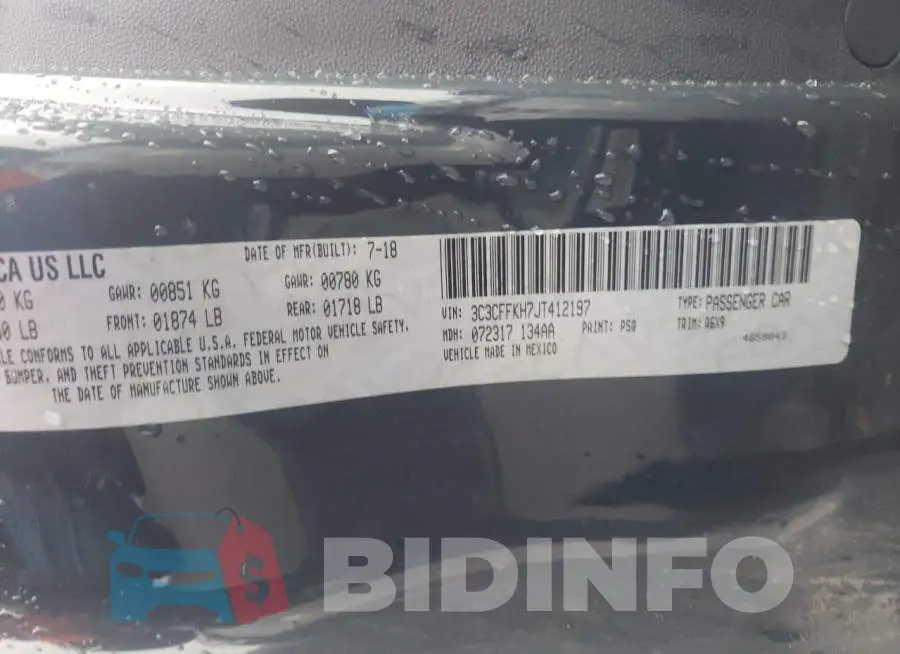 3C3CFFKH7JT412197 Photo# 12