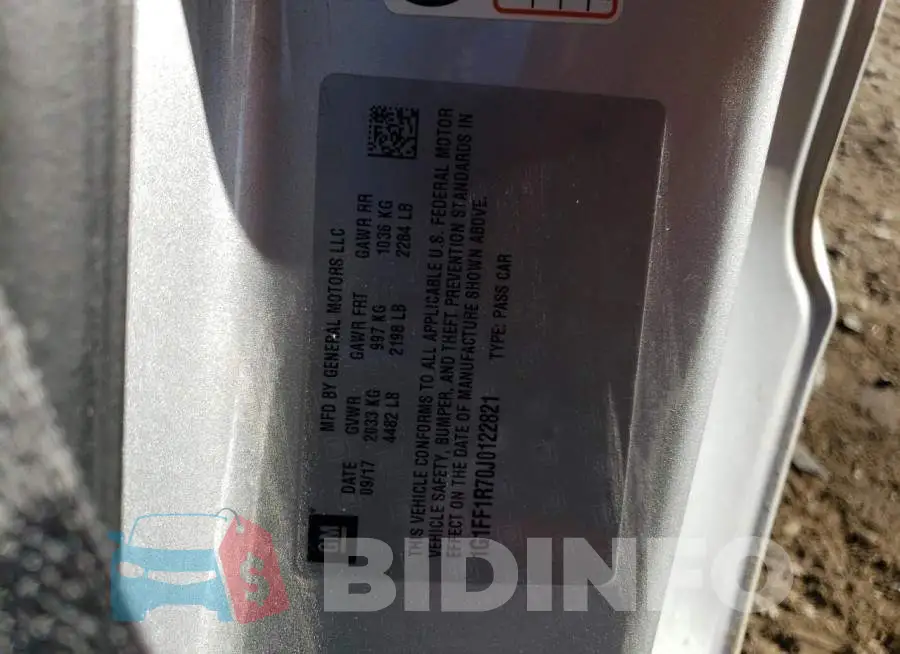 1G1FF1R70J0122821 Photo# 13
