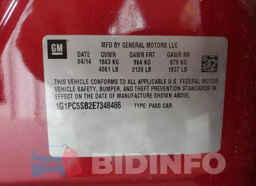 1G1PC5SB2E7348486 Photo# 12