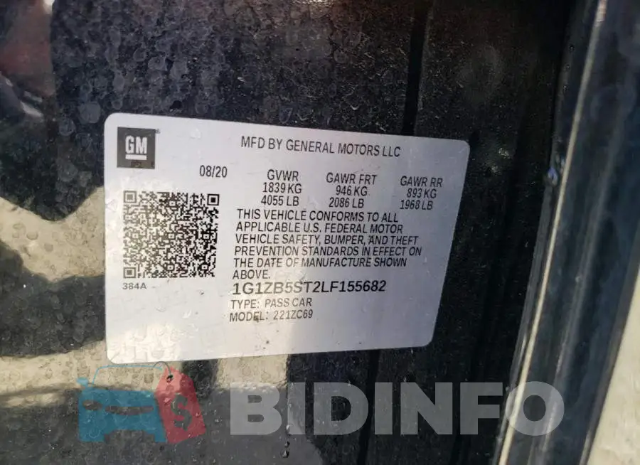 1G1ZB5ST2LF155682 Photo# 13
