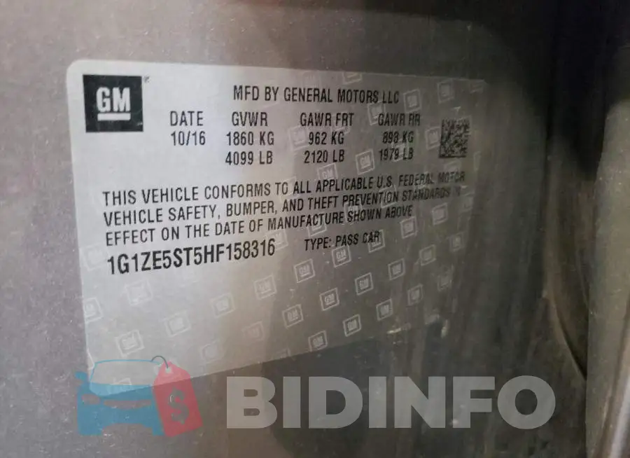 1G1ZE5ST5HF158316 Photo# 12