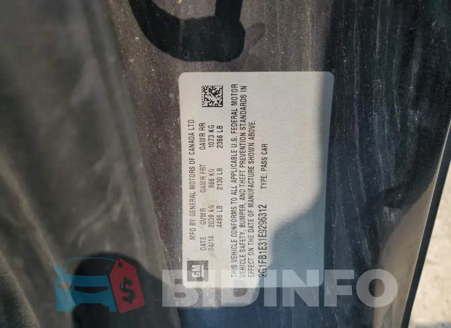 2G1FB1E31E9296312 Photo# 12