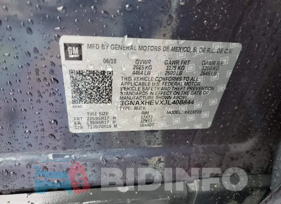 3GNAXHEVXJL408844 Photo# 12