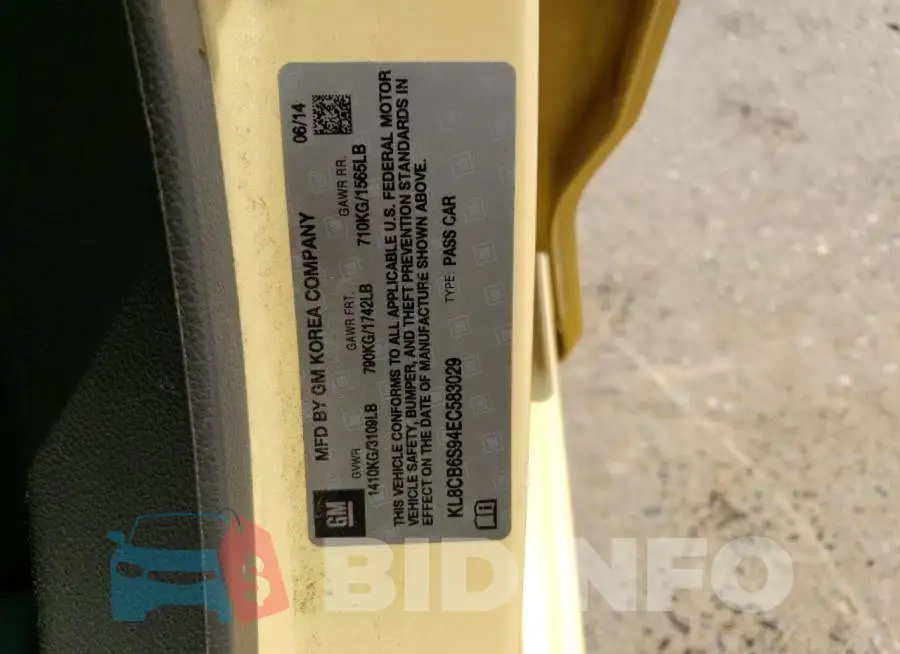 KL8CB6S94EC583029 Photo# 12