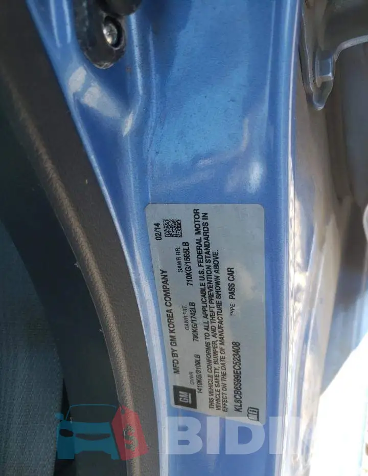 KL8CB6S99EC523408 Photo# 12