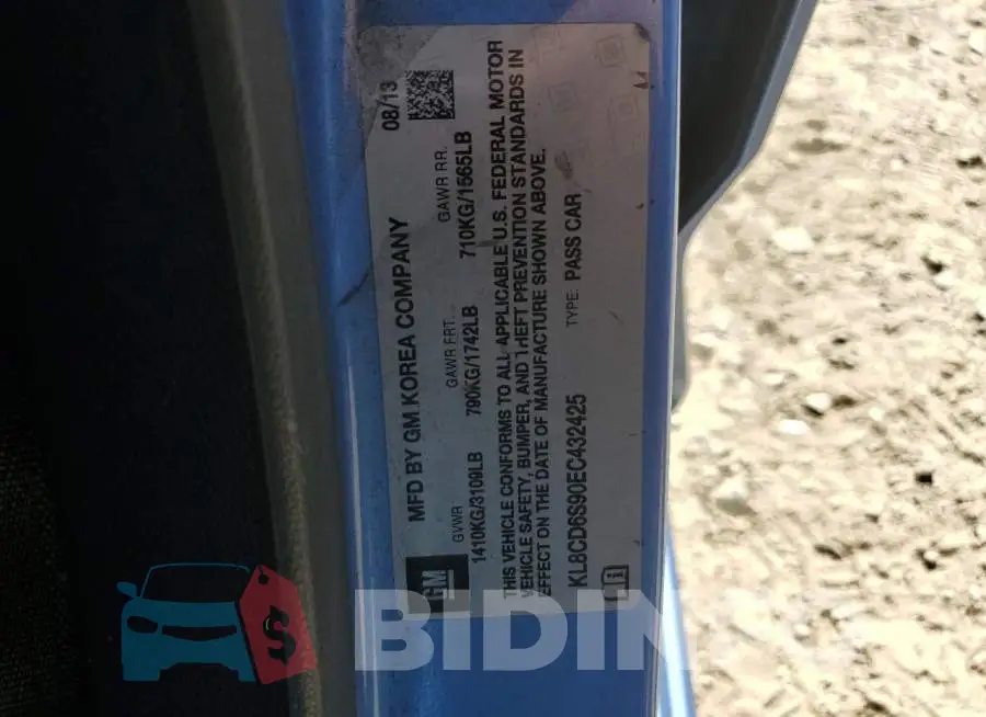 KL8CD6S90EC432425 Photo# 12