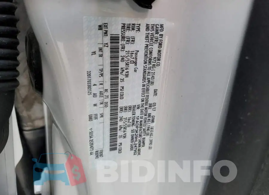 1FADP3K29HL247952 Photo# 12
