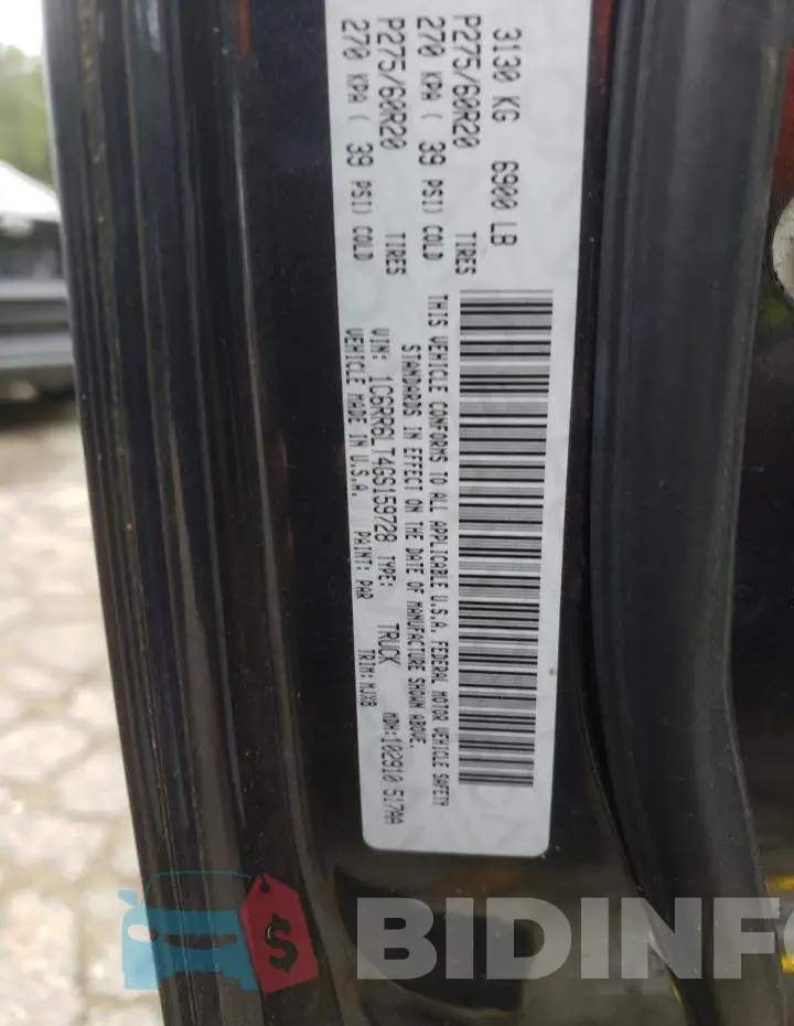 1C6RR6LT4GS159728 Photo# 13