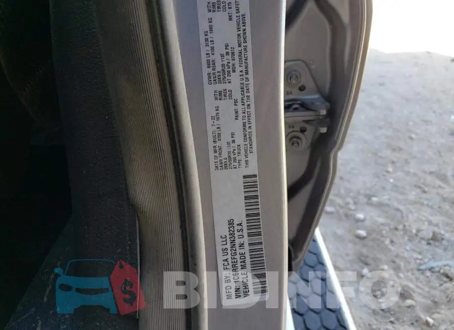 1C6RREFG2NN382385 Photo# 12