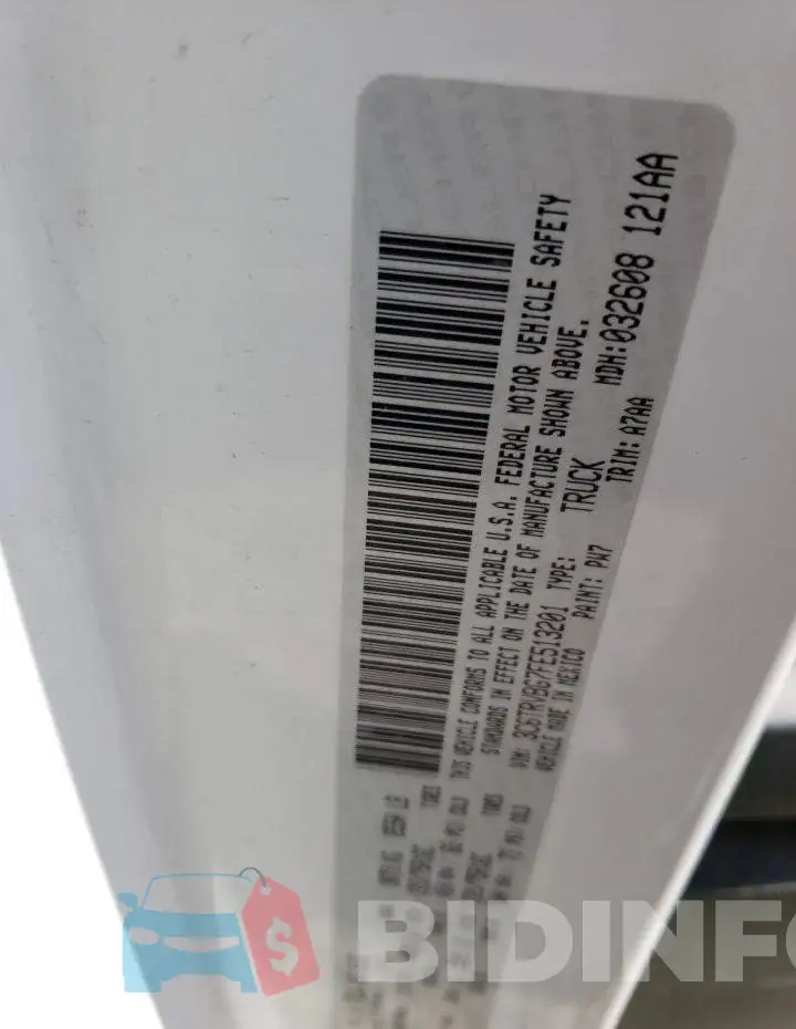 3C6TRVBG7FE513201 Photo# 12