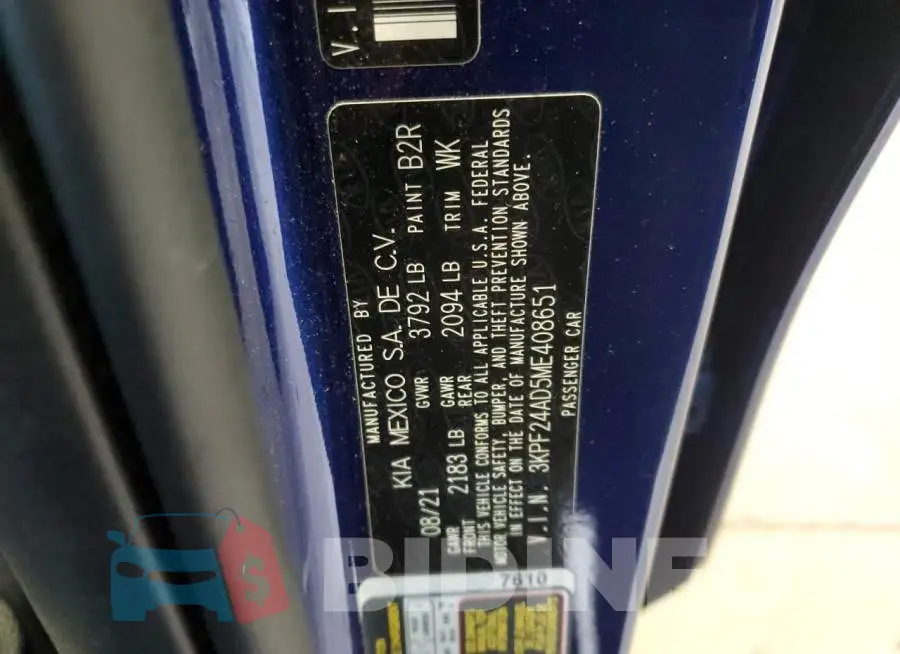 3KPF24AD5ME408651 Photo# 13