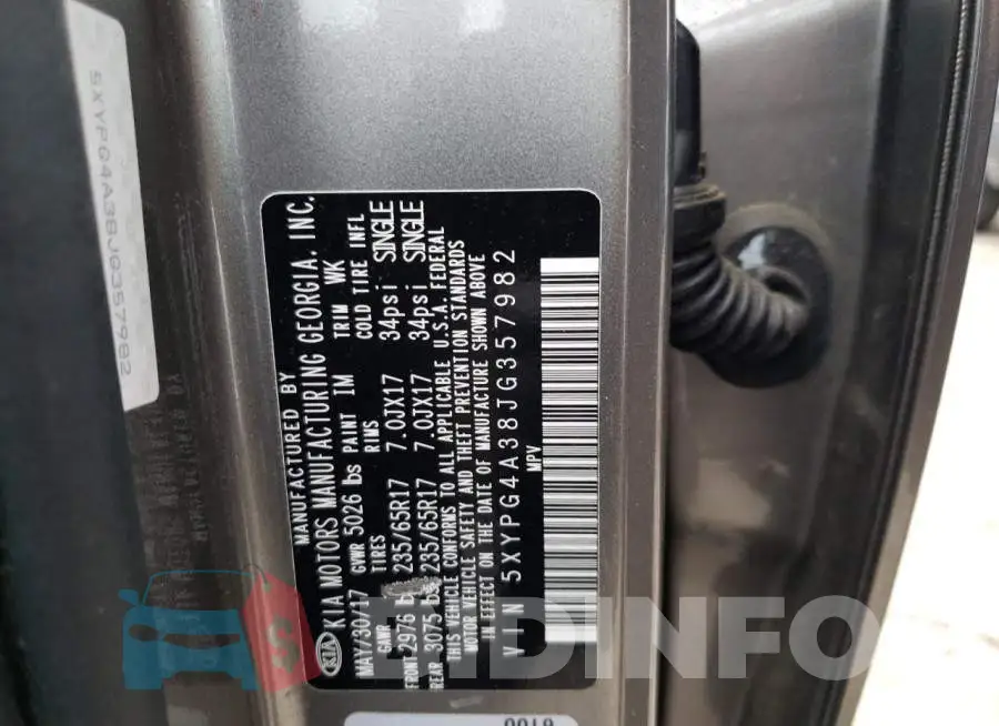 5XYPG4A38JG357982 Photo# 12